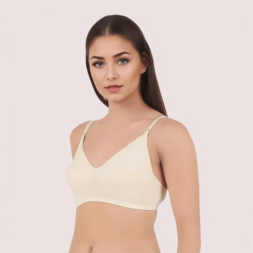 Women's Everyday Comfort Non-Padded Wire-Free Full Coverage Bra