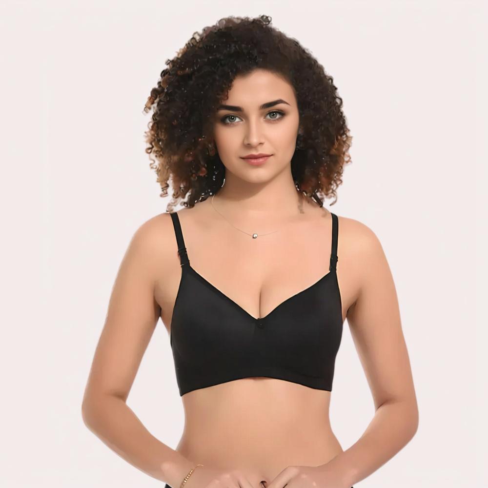 Women's Seamless Lightly Padded Wire-Free T-Shirt Bra