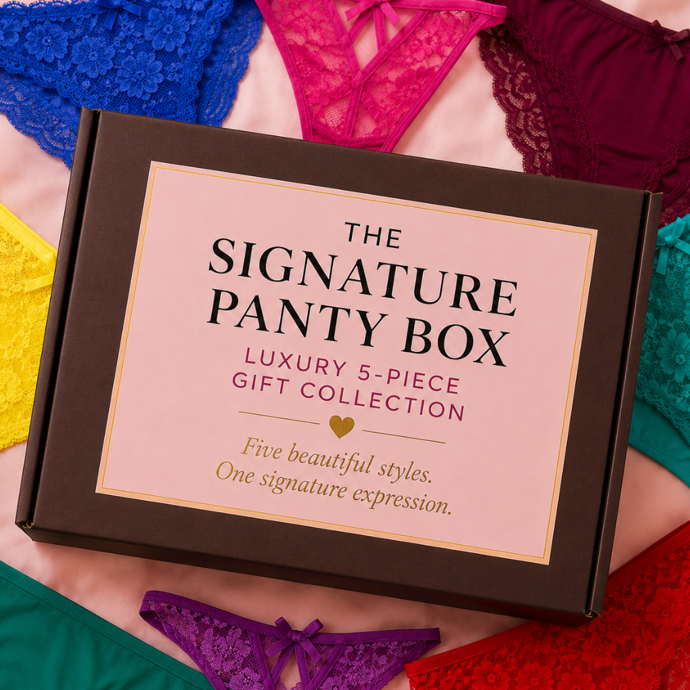 The Signature Panty Box — Luxury 5-Piece Gift Collection