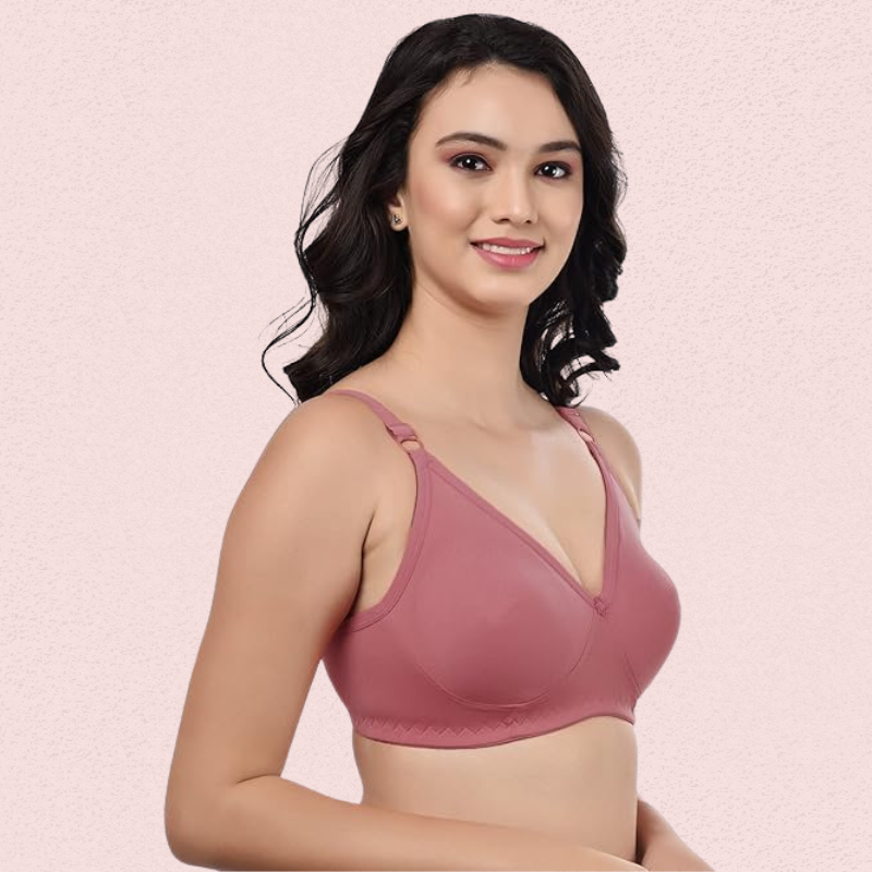 Women’s Cotton Non-Padded Wire-Free Bra Pack of 3
