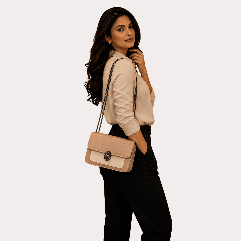 Ivory Grace Premium Chain Sling Bag