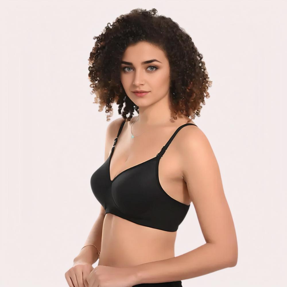 Women's Seamless Lightly Padded Wire-Free T-Shirt Bra