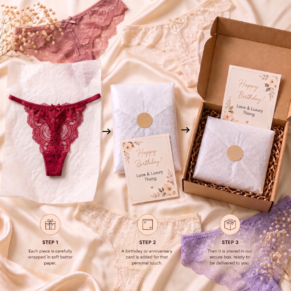 The Thong Atelier — Luxury 5-Piece Thong Box