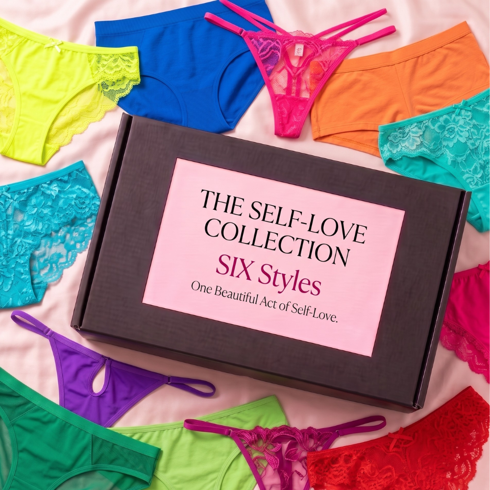 The Self-Love Collection — Luxury 6-Piece Panty Gift Box